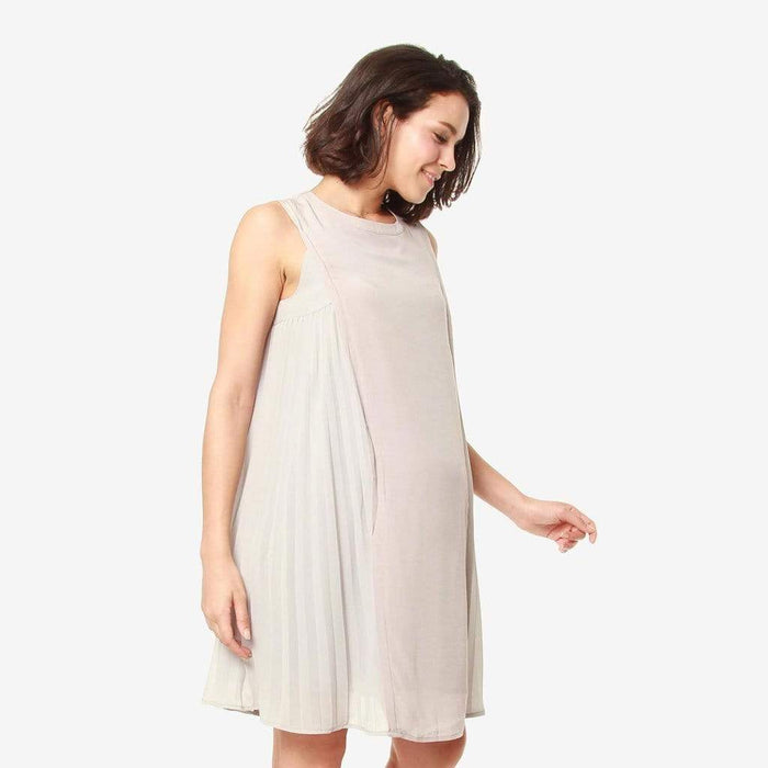 Evia Nursing Dress Grey