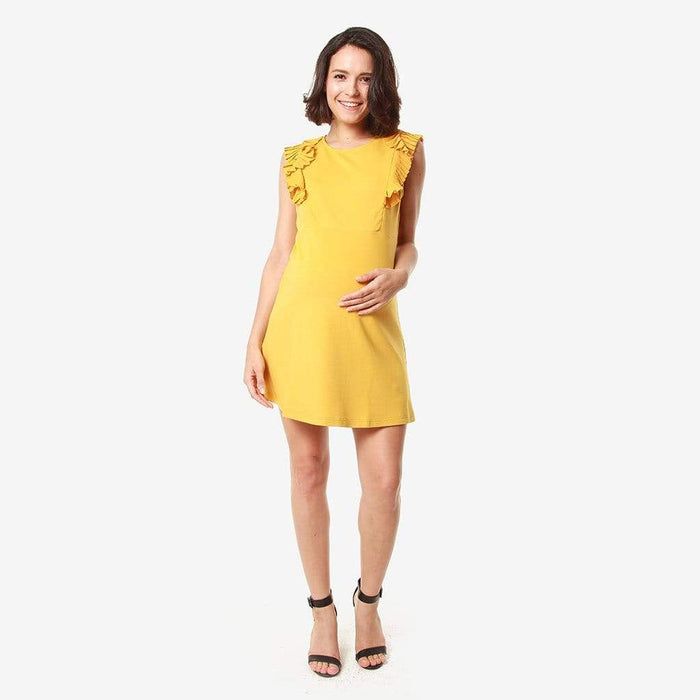 Evon Nursing Dress Marigold