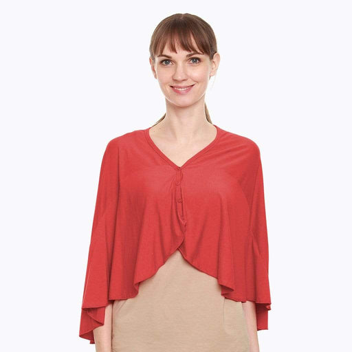 Bambi Nursing Cape Dark Coral