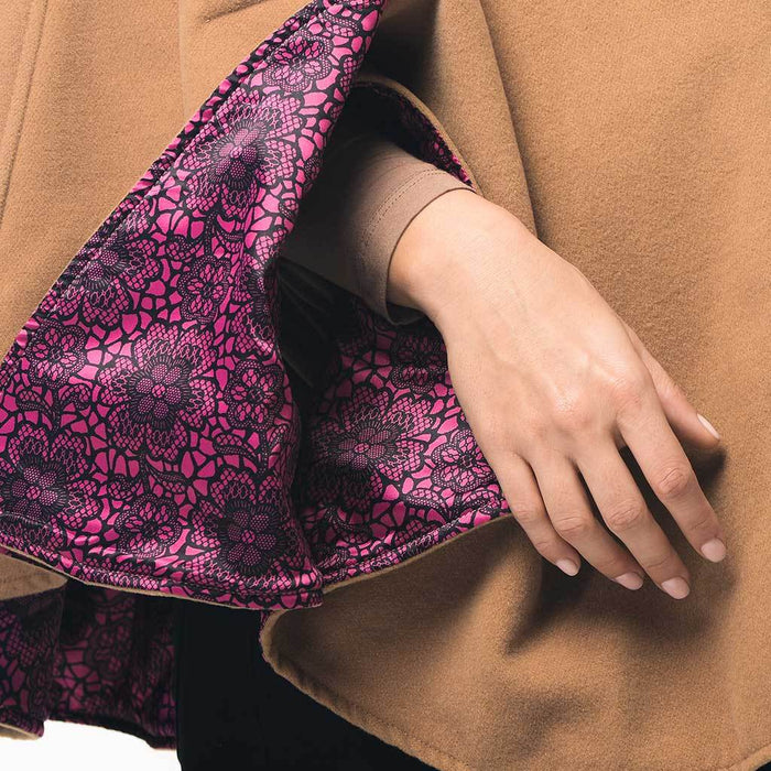 Wanda Flare Cape Top Caramel