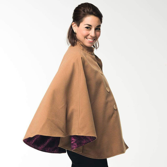 Wanda Flare Cape Top Caramel