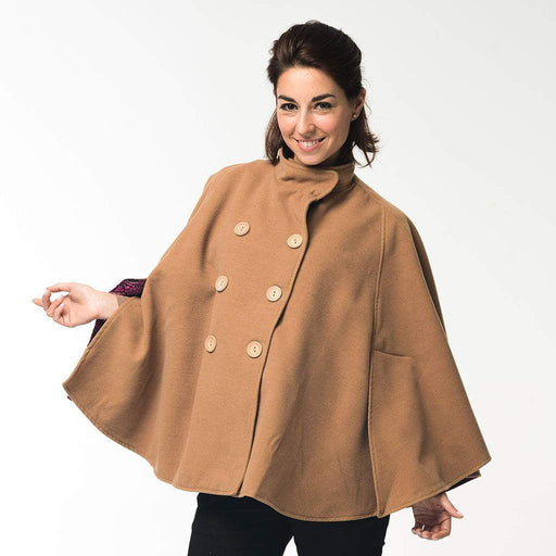 Wanda Flare Cape Top Caramel