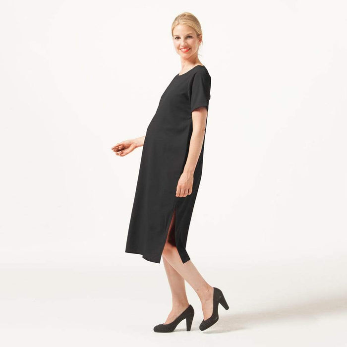 Faithe Nursing Dress Black