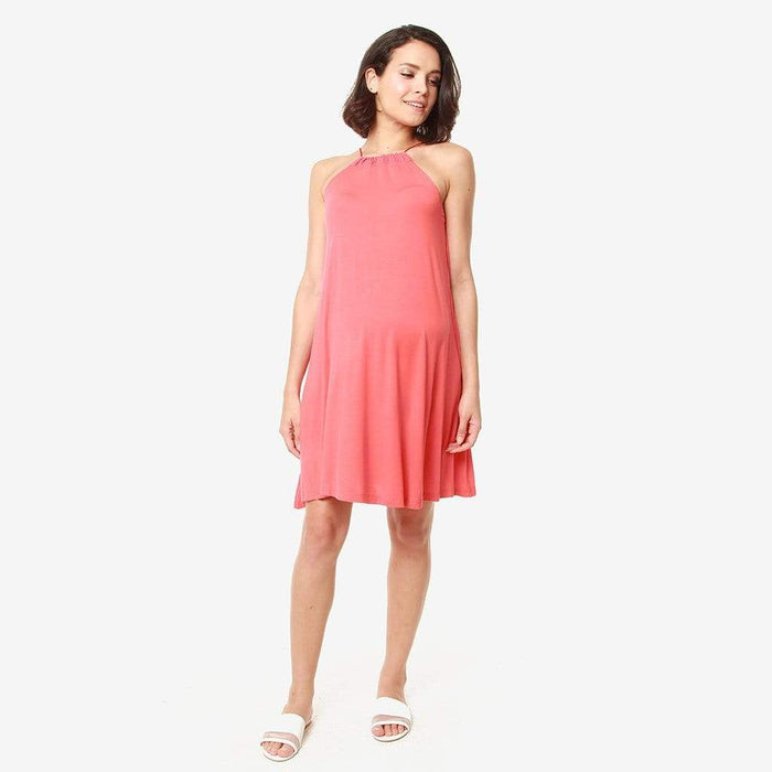 Fianna Sleeveless Bamboo Cotton Nursing Dress Tulip
