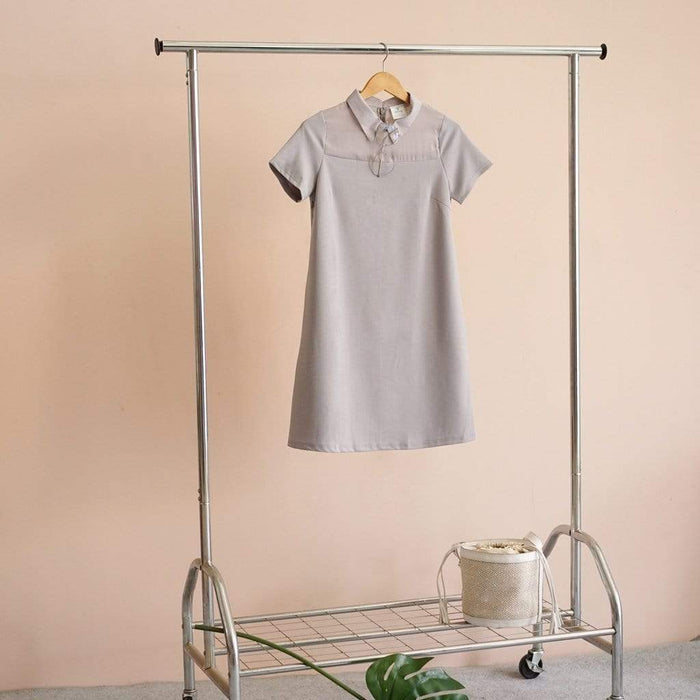 Flare Sleeve Yulia Nursing Dress Grey