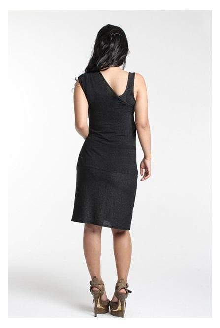 Ginette Toga Dress Black