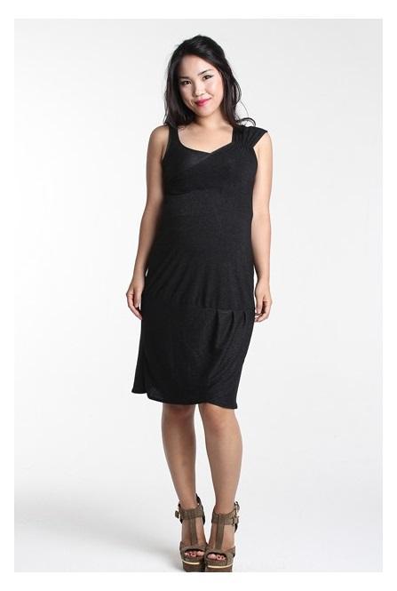 Ginette Toga Dress Black
