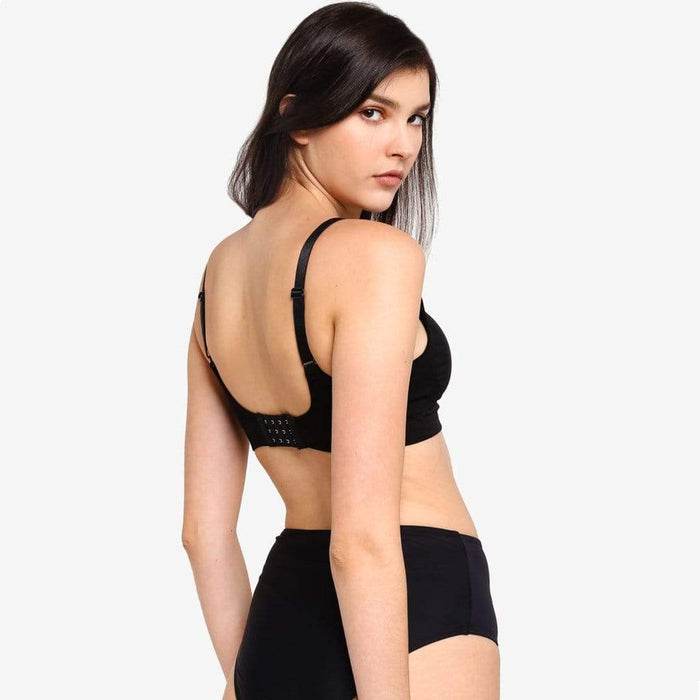 Grace Seamless Maternity & Nursing Black Bra