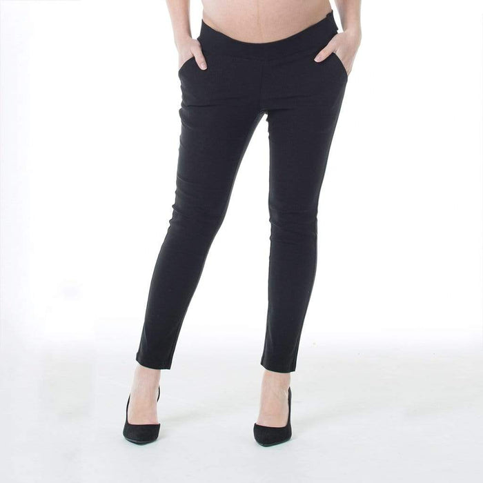 Irene Slim Skinny Super Stretch Maternity Pants Black