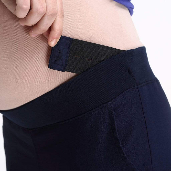 Irene Slim Skinny Super Stretch Maternity Pants Navy