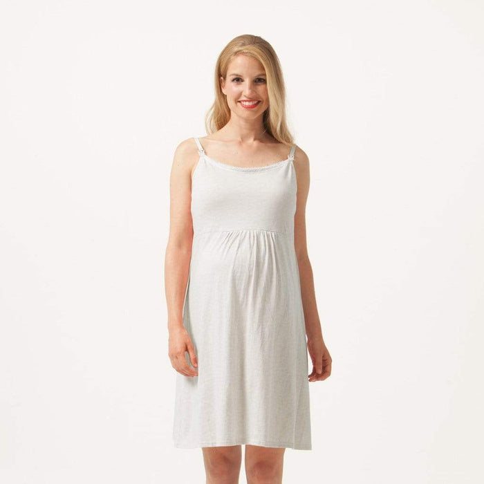 Jenna Sleeveless Nursing Dress H.Grey