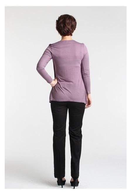 Judith Slim Leg Maternity Pants Black