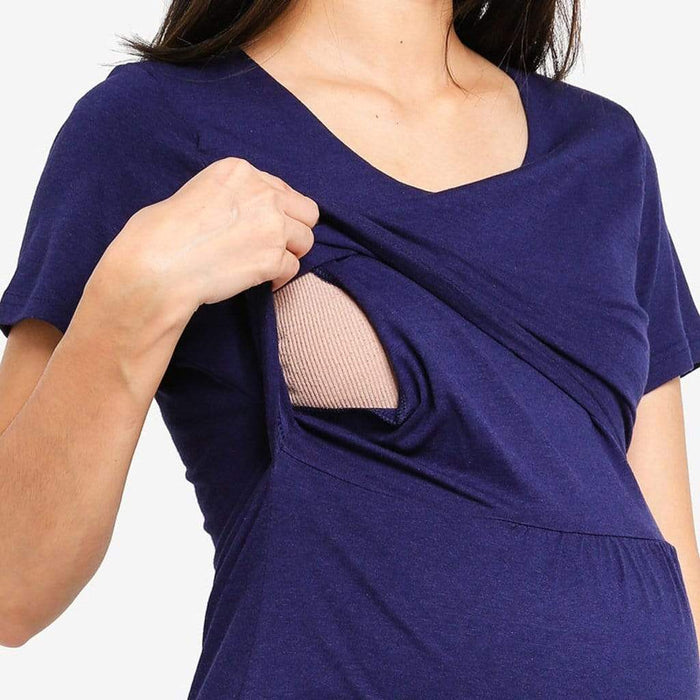 Aggie Empire Nursing Top Navy