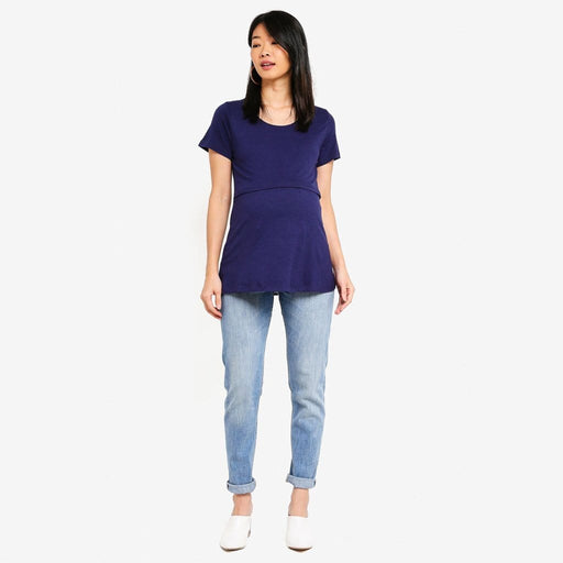 Aggie Empire Nursing Top Navy
