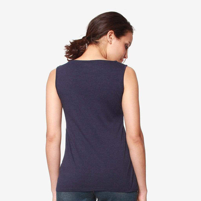 Abbey Empire Nursing Top Navy