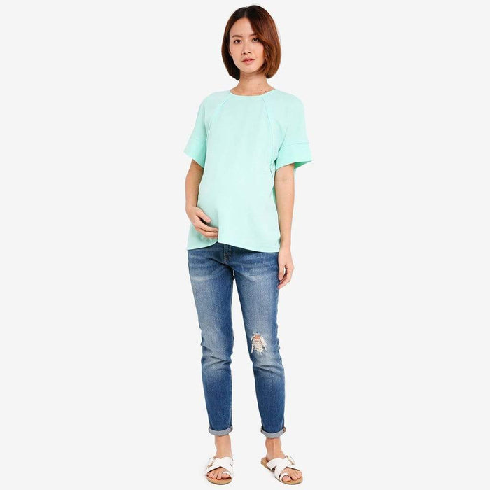 KS Zenna Nursing Top Mint