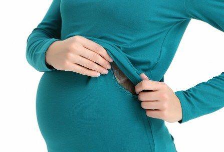 Longsleeves Vera V Neck Nurs Nursing Top Emerald