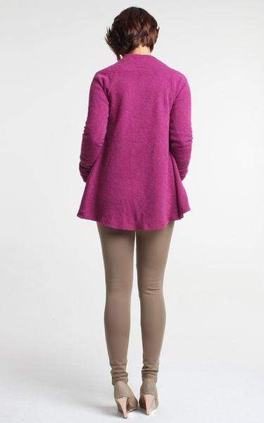 Wren Wrap Cardigan Plum