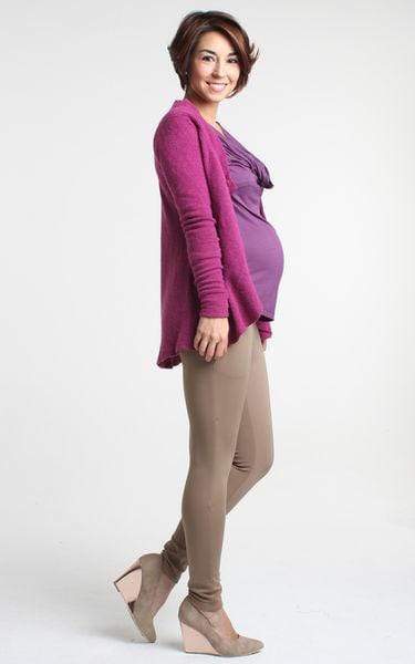 Wren Wrap Cardigan Plum