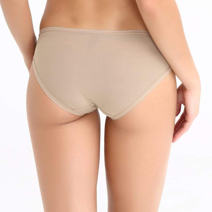 Michelle Bikini Microfibre Maternity Panties Nude