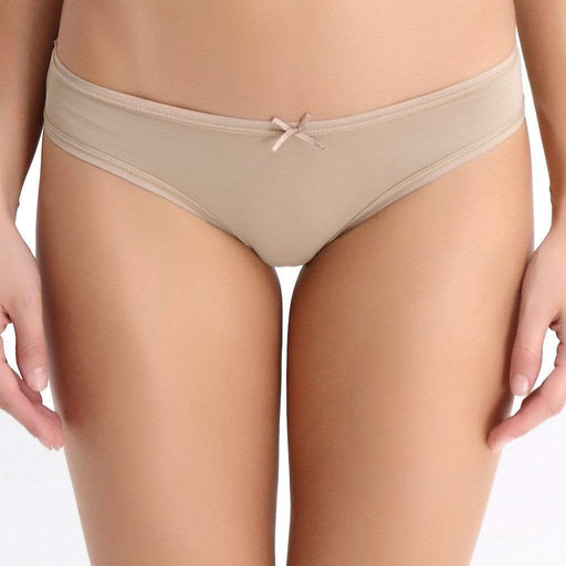 Michelle Bikini Microfibre Maternity Panties Nude