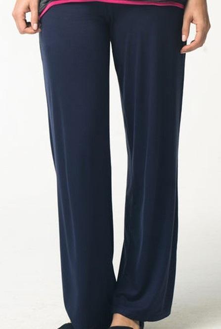 Myra Flare Maternity Pants Navy