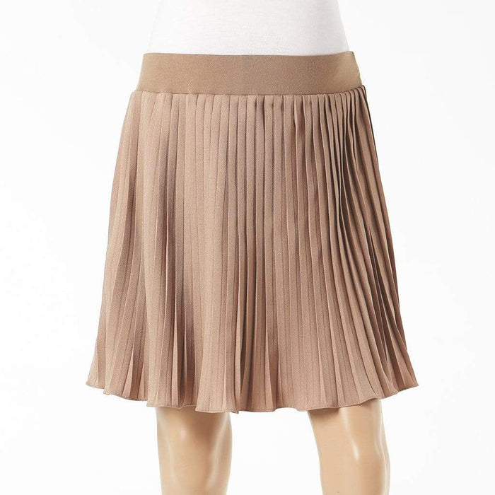 Reena Pleat Maternity Skirt Khaki