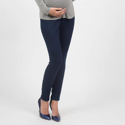 Benicia Maternity Pants Winter Tights Navy