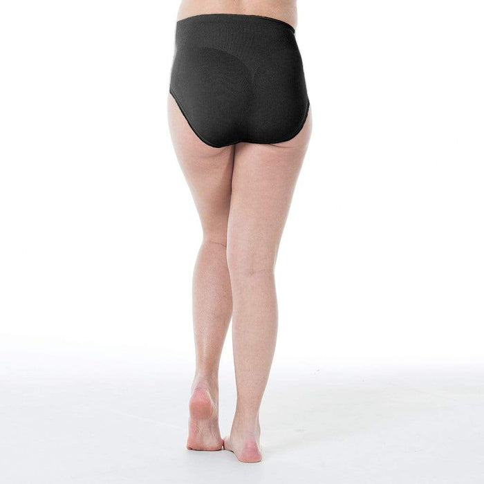 Mavis Seamless Belly Support Brief Black