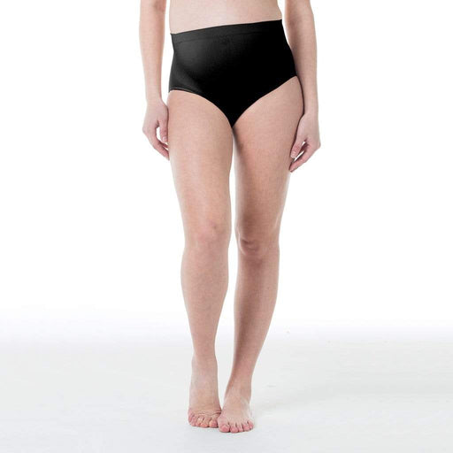 Mavis Seamless Belly Support Brief Black
