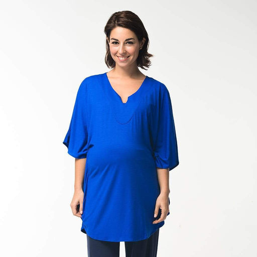 Madeira Y-Neck Maternity Top Ryl