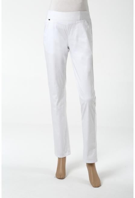 Sherry Reg Boot Fine Twill Pants White