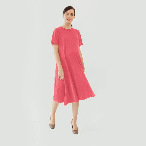 Short Sleeves Bonnie A-line Maternity Dress Tulip