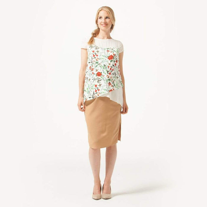 Maternity Skirt Dona Camel