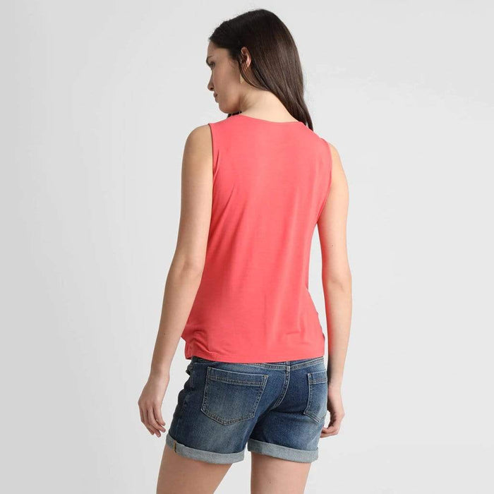 Sleeveless Caliana Frills Nursing Top Tulip