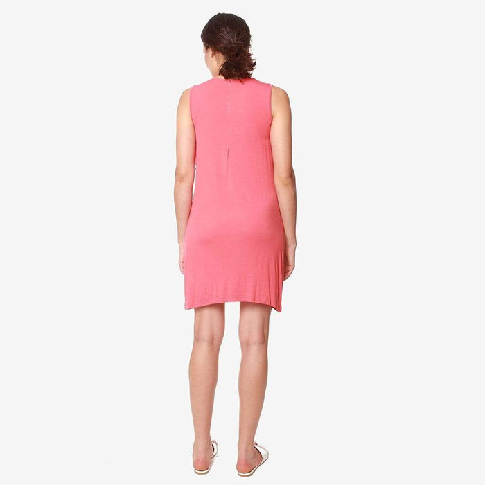 Sleeveless Calida Frills Bamboo Cotton Nursing Dress Tulip