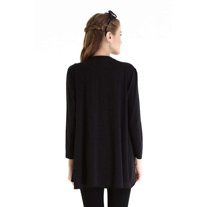 Vanni 2-Way Cardigan Black