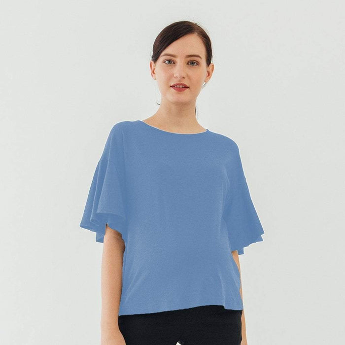Flutter Sleeves Adalie Nursing Top Perry