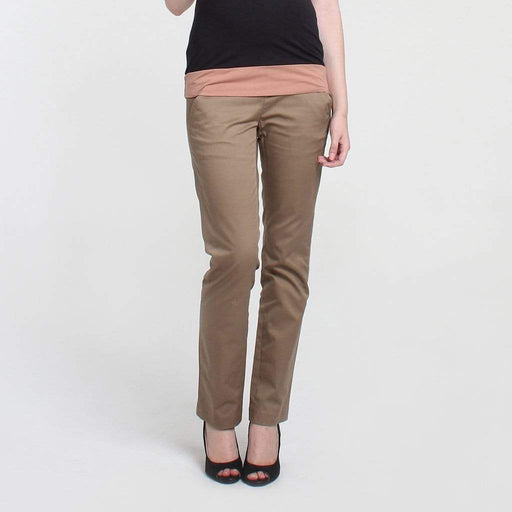 Woven Slim Leg Pants Khaki