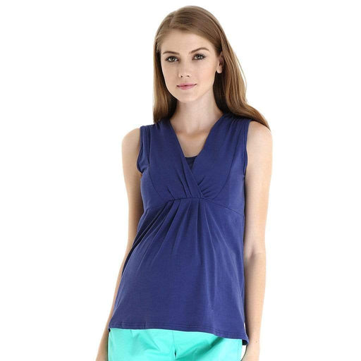 Alexandra Empire Nursing Top Navy