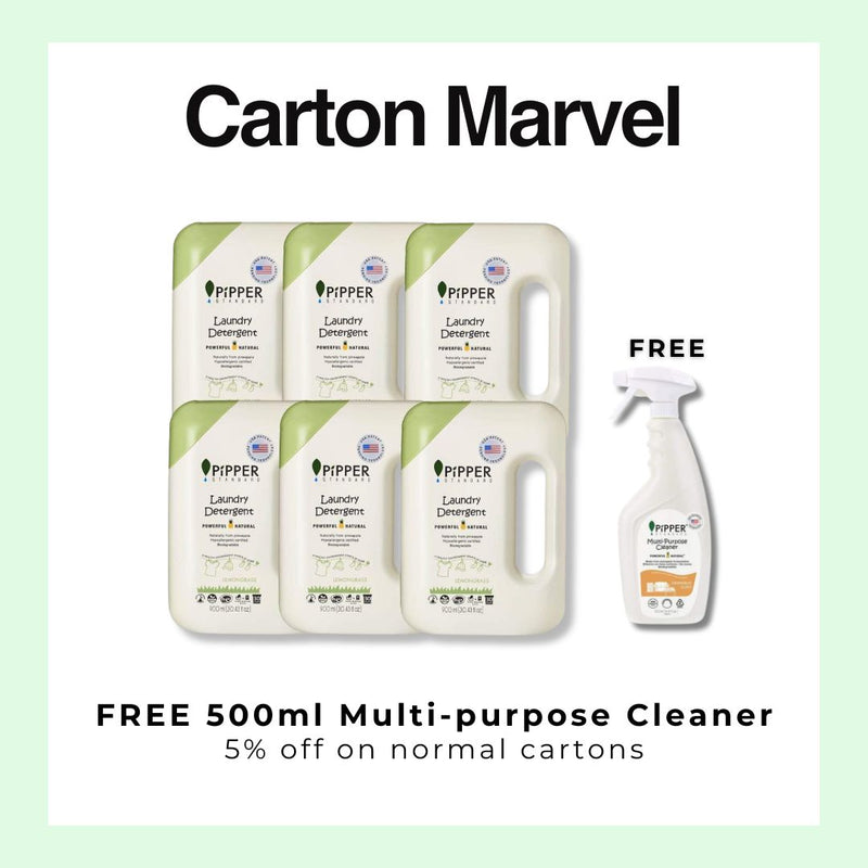 Pipper Standard Sale Carton Marvel: Free 500ML Multi-purpose Cleaner when you buy a box of 6 