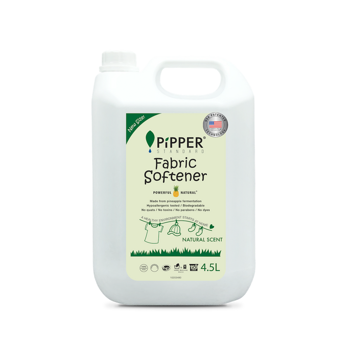 Pipper Standard Fabric Softener Natural Scent 4.5L+ Floor Cleaner Lavender 4.5L