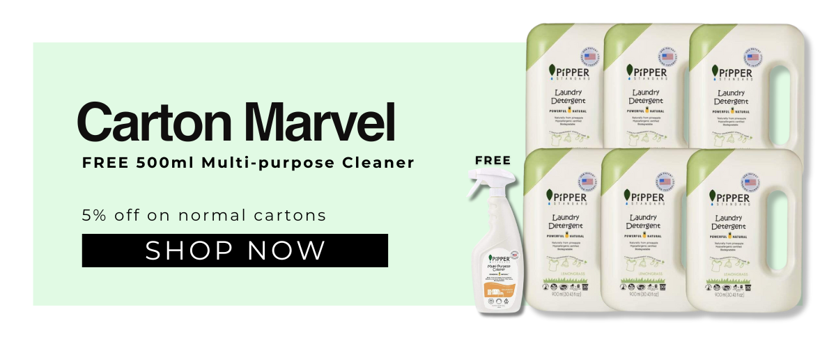Pipper Standard Sale Carton Marvel: Free 500ML Multi-purpose Cleaner when you buy a box of 6
