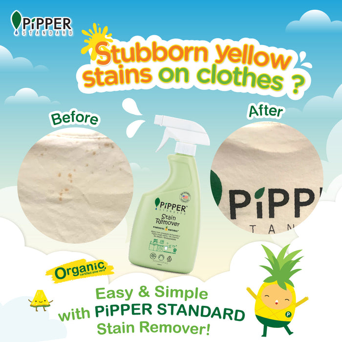 [Twin Pack] Pipper Standard Stain Remover Lemongrass 400ml