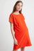 Dollie Maternity Dress Tangerine