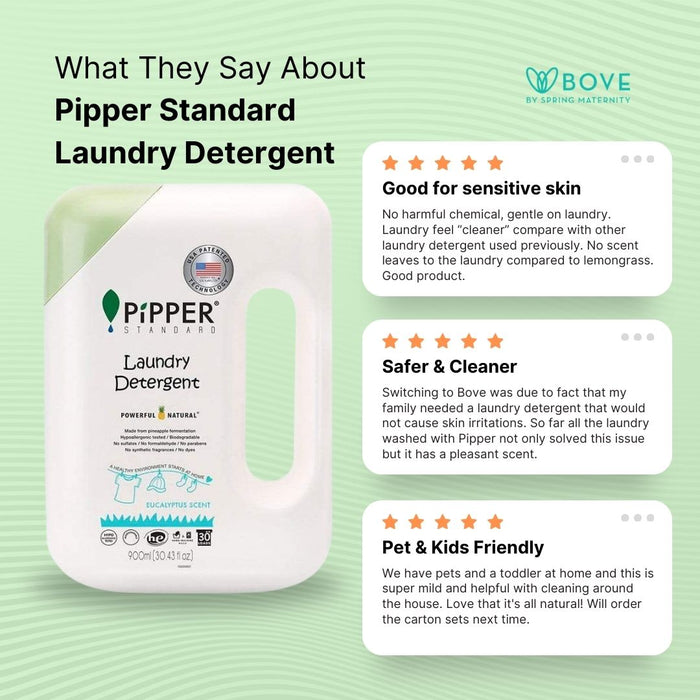 Pipper Standard Laundry Detergent Eucalyptus 750ml