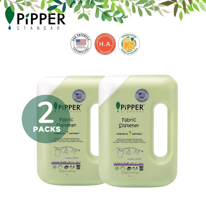 [Twin Pack] Pipper Standard Fabric Softener Floral 900ml