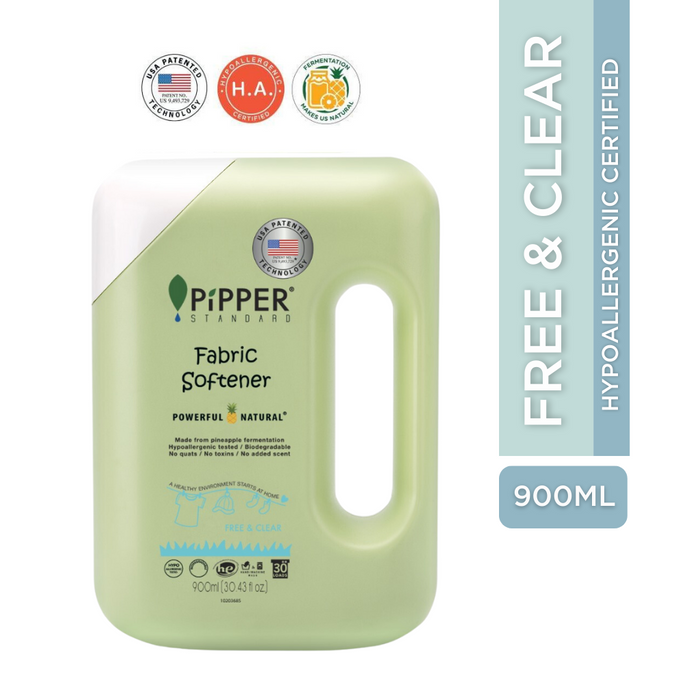 [Twin Pack]  PiPPER Standard Fabric Softener Free & Clear 900ml