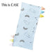 Baa Baa Sheepz Bed-Time Buddy™ Case Big Moon & Sheepz Blue with Color & Stripe tag - Medium