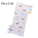 Baa Baa Sheepz Bed-Time Buddy™ Case Big Moon & Sheepz Pink with Color & Stripe tag - Medium